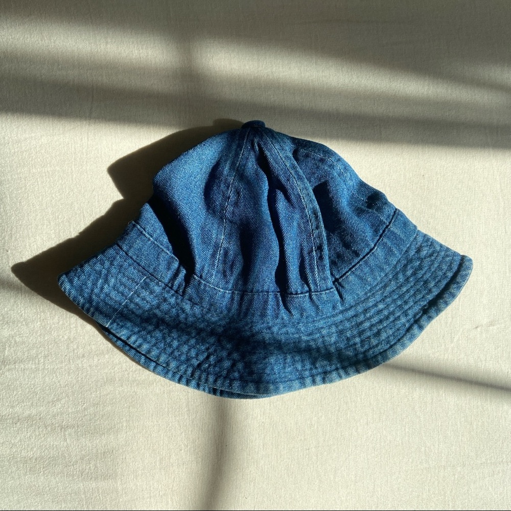 Denim bucket hat